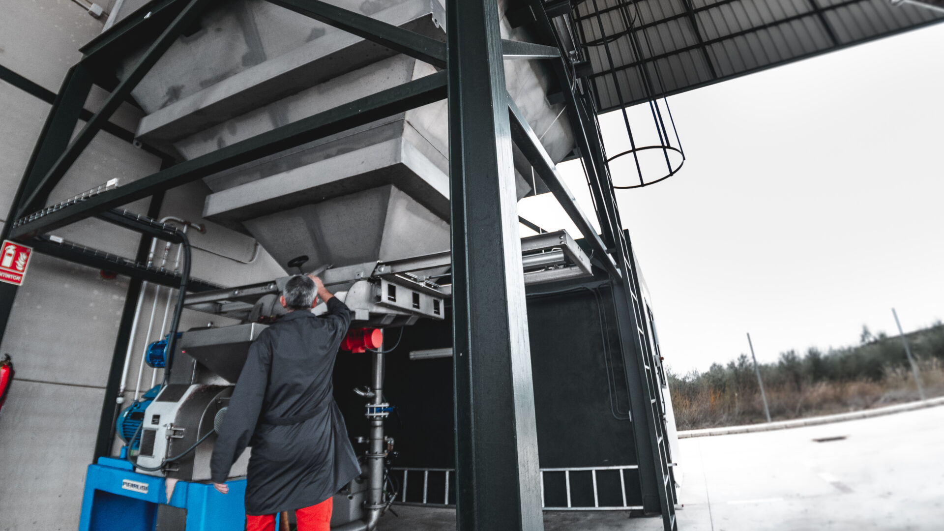 Extracción mecánica centrifugada en la Almazara